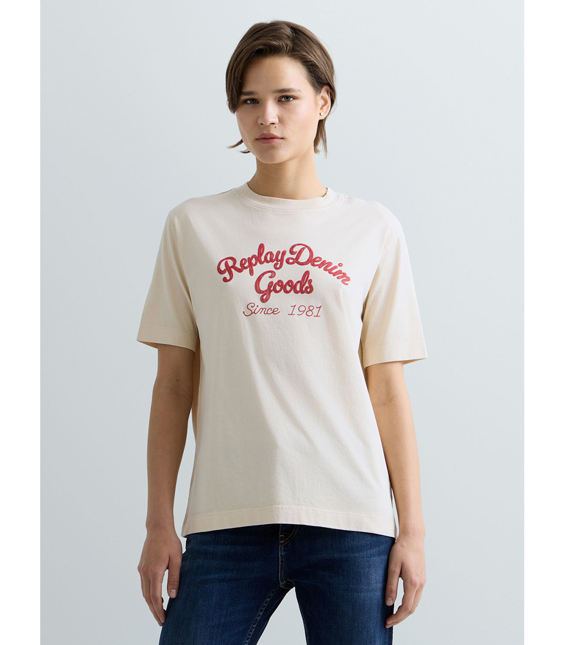 ボクシーフィット Tシャツ 詳細画像 アイボリー 1